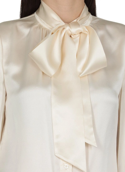 Shop Tory Burch Shirts White In New Ivory