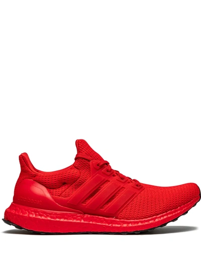 Shop Adidas Originals Ultraboost "triple Red" Sneakers