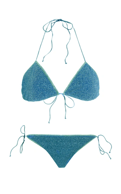 Oseree Lumiere Ring Microkini Set In Blue