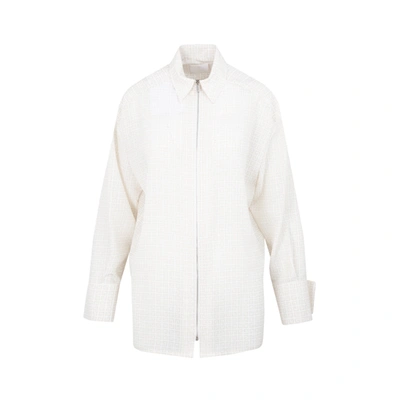 Shop Givenchy Silk Shirt In White