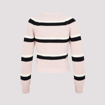 Shop Marni Boxy Fit Wool Cardigan Sweater In Pink &amp; Purple