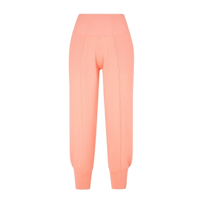 Shop Stella Mccartney Knitted Pants In Pink &amp; Purple