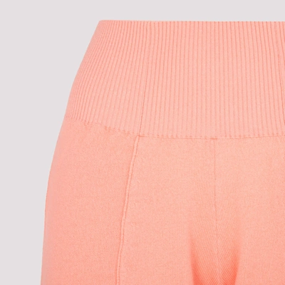 Shop Stella Mccartney Knitted Pants In Pink &amp; Purple