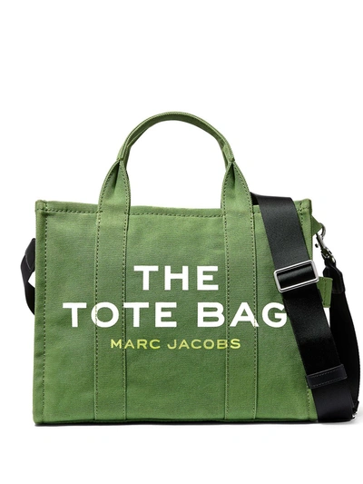 Shop Marc Jacobs Medium The Tote Bag In Green