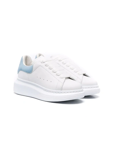 Shop Alexander Mcqueen Lace-up Platform-sole Sneakers In White