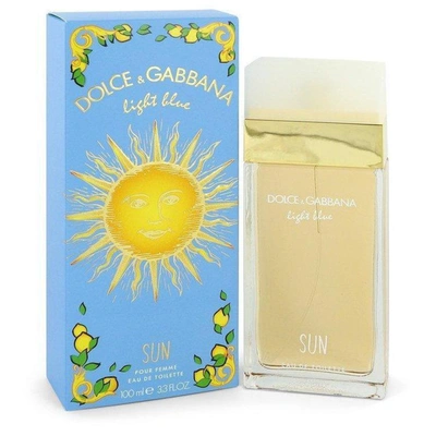Shop Dolce & Gabbana Light Blue Sun By  Eau De Toilette Spray 3.4 oz