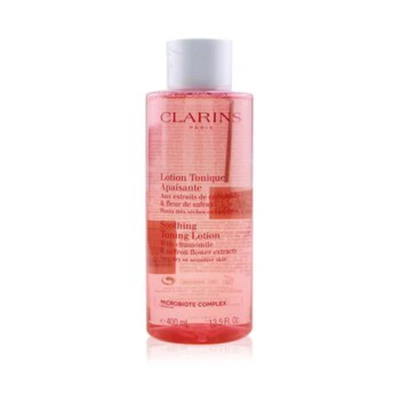 Shop Clarins Soothing Toning Lotion With Chamomile & Saffron Flower Extracts 13.5 oz Very Dry Or Sensitive Skin S In Purple