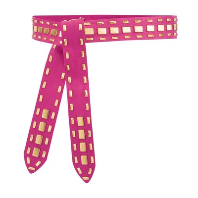 Shop Alberta Ferretti Belt In Rosa