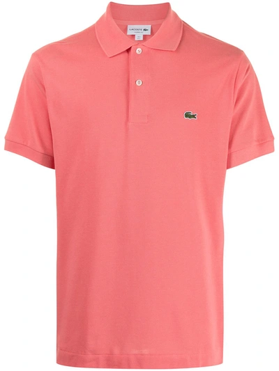 Shop Lacoste Classic Appliqué-logo Polo Shirt In Rosa