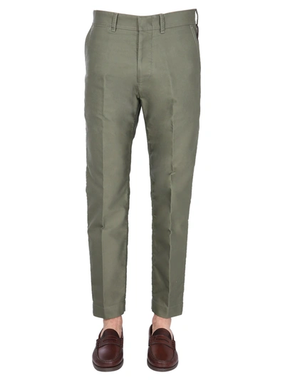 Shop Tom Ford Slim Fit Trousers In Green