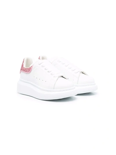 Shop Alexander Mcqueen Oversized-sole Sneakers In White
