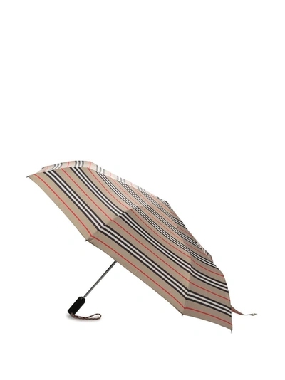Shop Burberry Umbrella In Beige