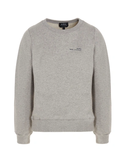 Shop Apc A.p.c. Sweater In Grey