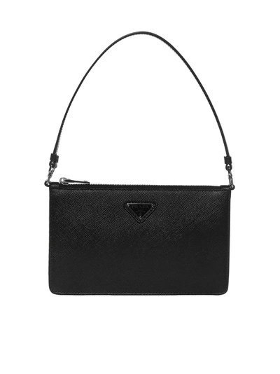 Shop Prada Shoulder Bag In Nero