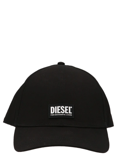 Shop Diesel Corry-gum Cap In Black