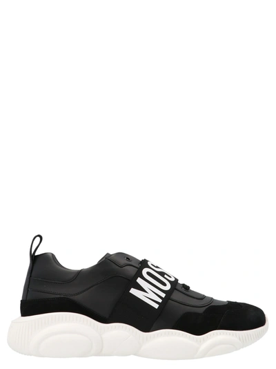 Shop Moschino Teddy Syhoes In Black