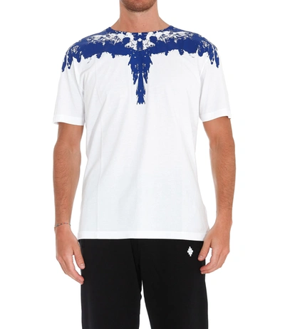 Shop Marcelo Burlon County Of Milan Tempera Wings T-shirt In White