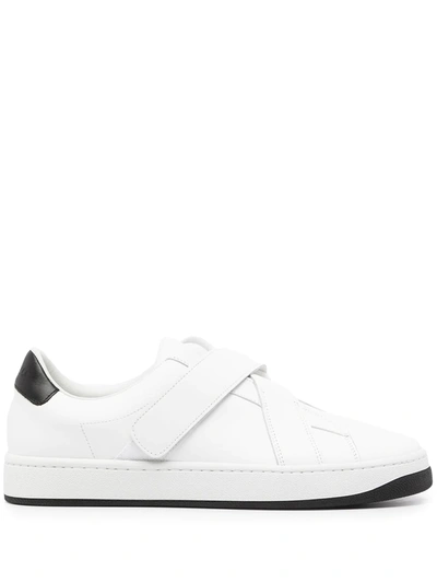 Shop Kenzo Kourt Scratch Low-top Sneakers In White