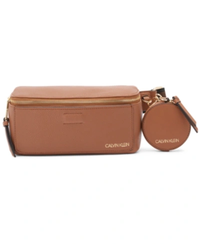 Shop Calvin Klein Millie Belt Bag In Caramel