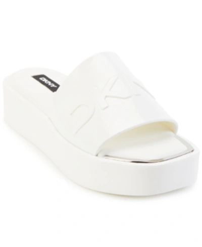 Dkny covo shop platform slide sandals