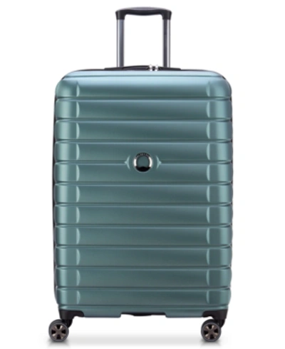 Shop Delsey Shadow 5.0 Expandable 27" Check-in Spinner Luggage In Silver Pine