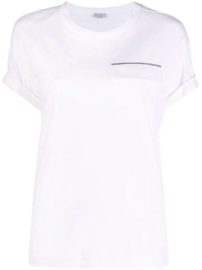 Shop Brunello Cucinelli T-shirts And Polos White