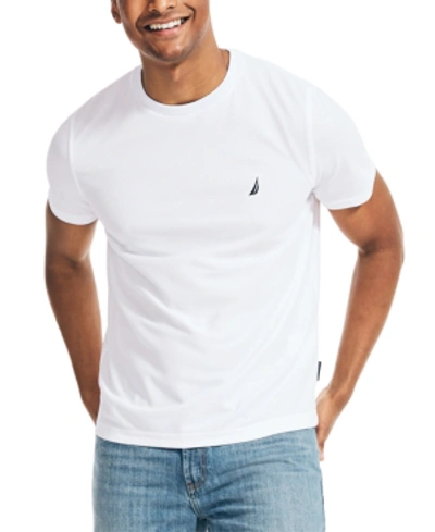 Shop Nautica Men's Solid T-shirt In Bright White