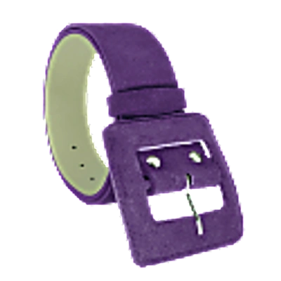 Beltbe Purple Square Buckle Belt In Buckle