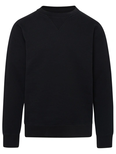 Shop Maison Margiela Four Stitches Sweatshirt In Black
