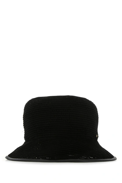 Shop Gucci Black Cotton Hat Nd  Donna S