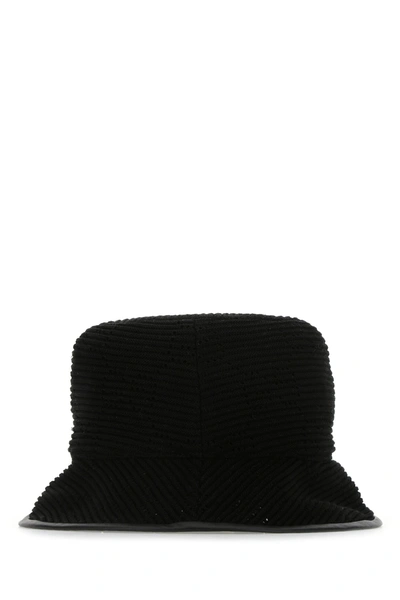 Shop Gucci Black Cotton Hat Nd  Donna S