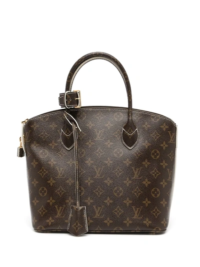 Pre-owned Louis Vuitton 2011 Lockit Tote Bag In Brown