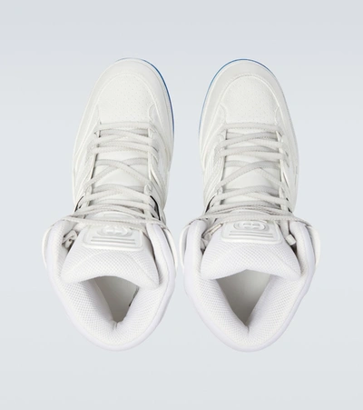 Shop Gucci High-top Sneakers In White