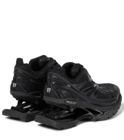 Shop Balenciaga X-pander Platform Sneakers In Black
