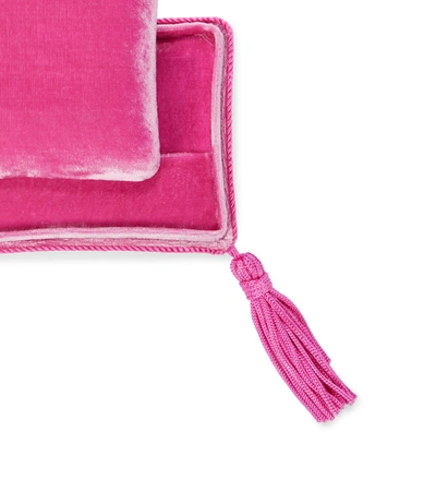 Sophie Bille Brahe Velvet Jewelry Box In Pink