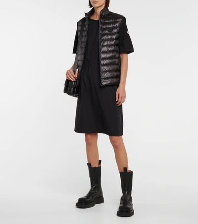 Moncler Spicules Down Vest In Black