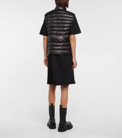 Moncler Spicules Down Vest In Black