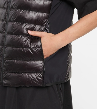 Moncler Spicules Down Vest In Black