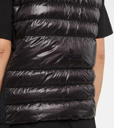 Moncler Spicules Down Vest In Black