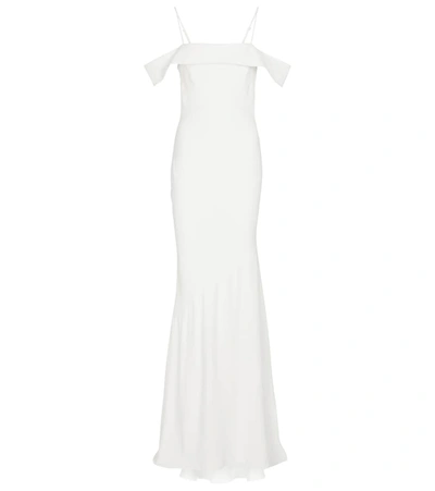 Shop Rebecca Vallance Bridal Olivia Satin Gown In White