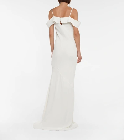 Shop Rebecca Vallance Bridal Olivia Satin Gown In White