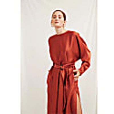 Nazli Ceren Etienne Satin Dress