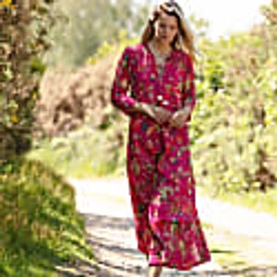 Antra Designs The Fushsian Kaftan In Fushsian