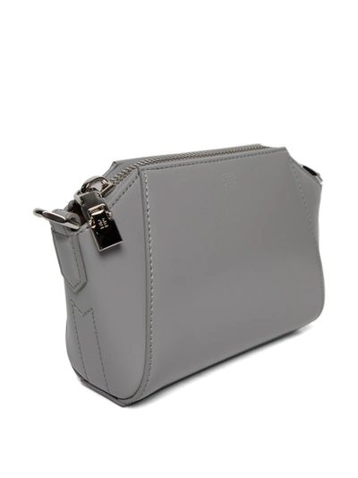 Shop Givenchy Nano Antigona Crossbody Bag Medium Grey