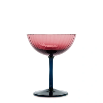 La Doublej Set Of 2 Champagne Glasses In Viola