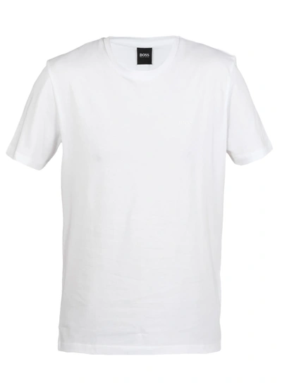 Shop Hugo Boss Cotton T-shirt In White