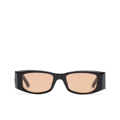 Shop Palm Angels Angel Sunglasses In Black