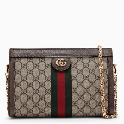 Shop Gucci Ophidia Gg Small Shoulder Bag In Multicolor