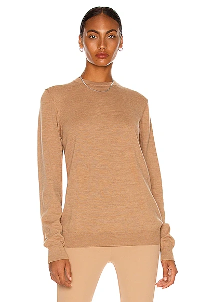 Shop Wardrobe.nyc Sweater In Camel