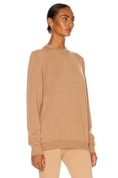 Shop Wardrobe.nyc Sweater In Camel